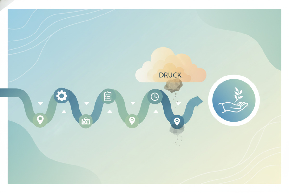 Abb. Ein einfacher Plan nimmt Druck raus, weil Entscheidungen schon vorher getroffen sind.