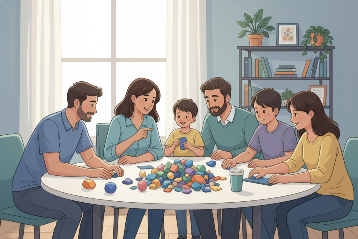 Abb. Zuhören und gemeinsam sortieren ist oft hilfreicher als antreiben.