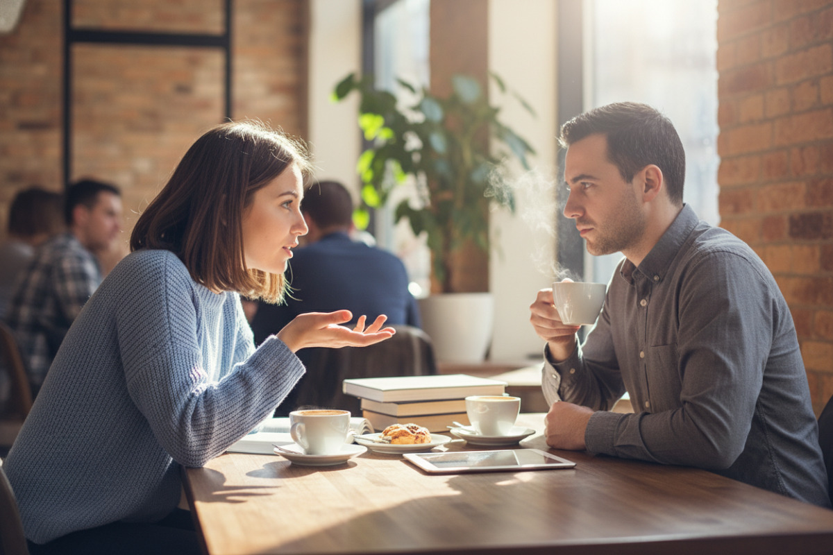 Abb. Ein kurzes Gespräch kann klären, ob es um Stress oder um Wissenlücken geht.