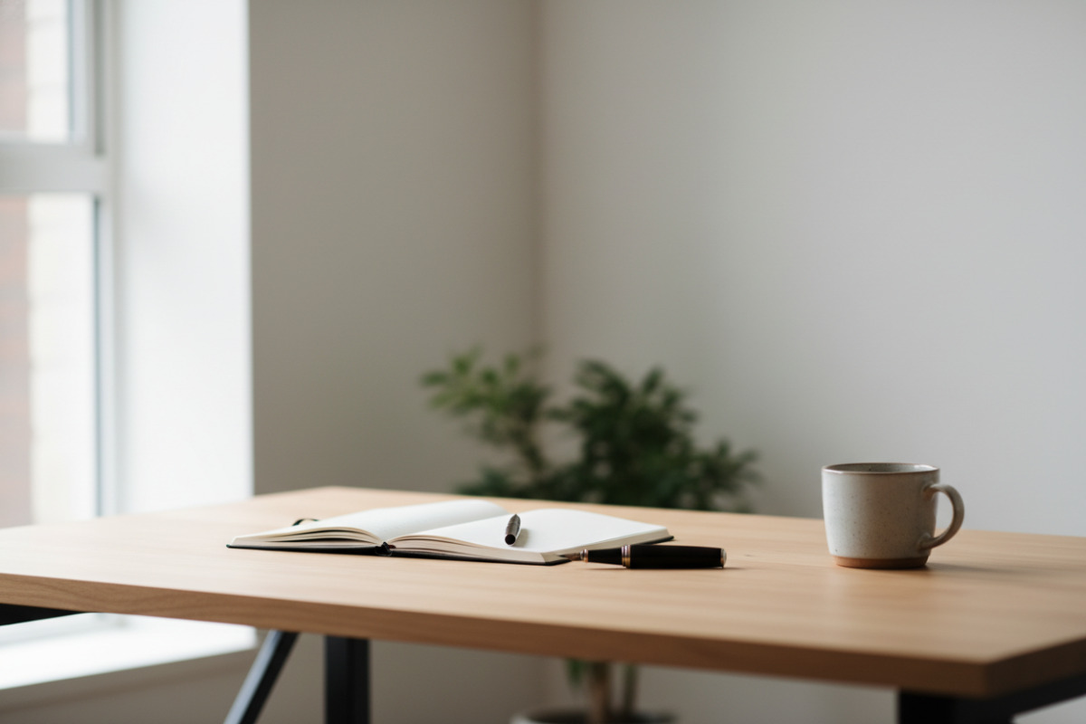 Abb. Wenig Ablenkung und ein klarer Platz machen den Einstieg leichter.