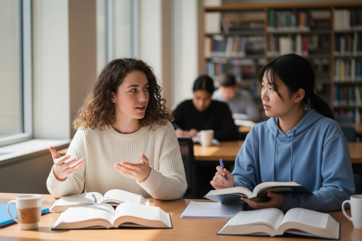 Abb. Gemeinsam erklären hilft Wer etwas ausspricht, merkt schneller, was schon sitzt.