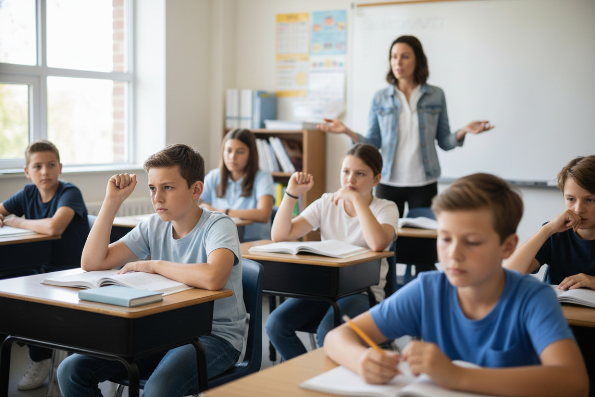 Abb. Konzentration wird in der . Klasse stärker gefordert und ist trotzdem noch im Aufbau.