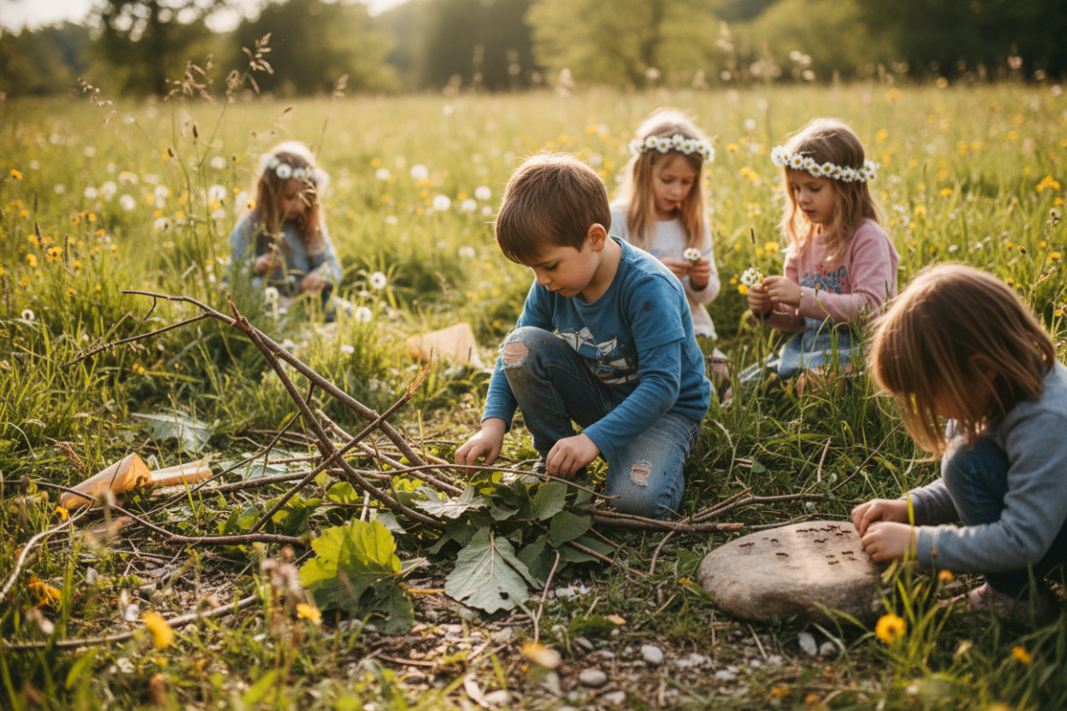 Abb. Freies Spiel ist ein Gegenpol zu schnellen Reizen und trainiert Ausdauer.