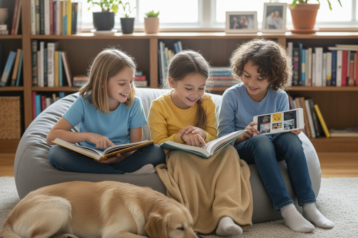 Abb. Wenn Kinder mitentscheiden, fühlt sich Lesen leichter an.