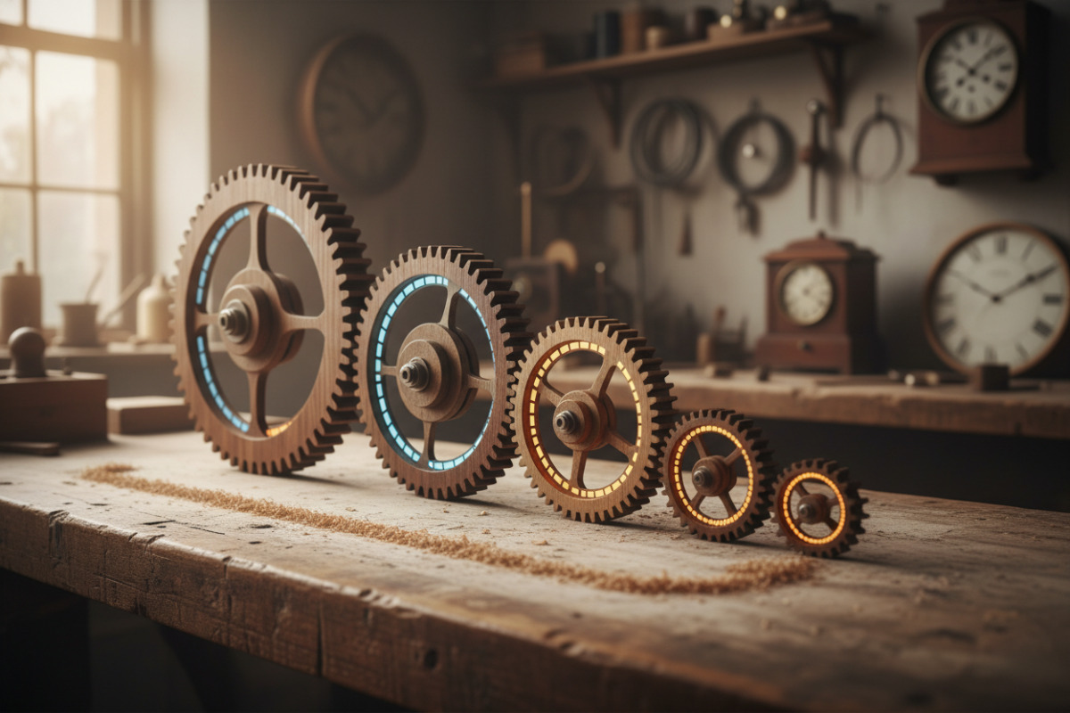 Abb. Übergänge klappen besser, wenn sie sichtbar und vorhersehbar sind.