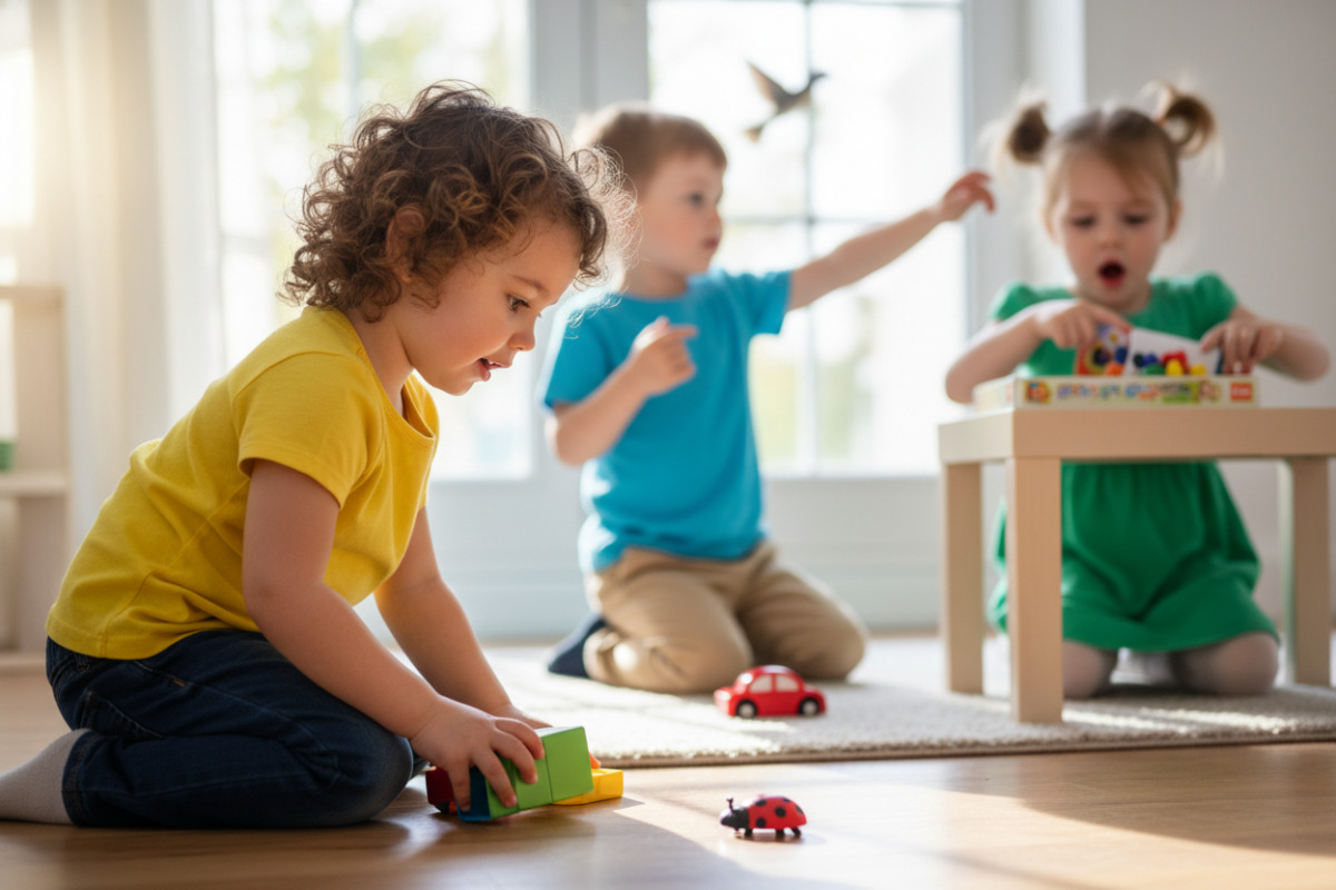 Abb. Kinder sind schnell abgelenkt, auch wenn sie grundsätzlich kooperieren möchten.