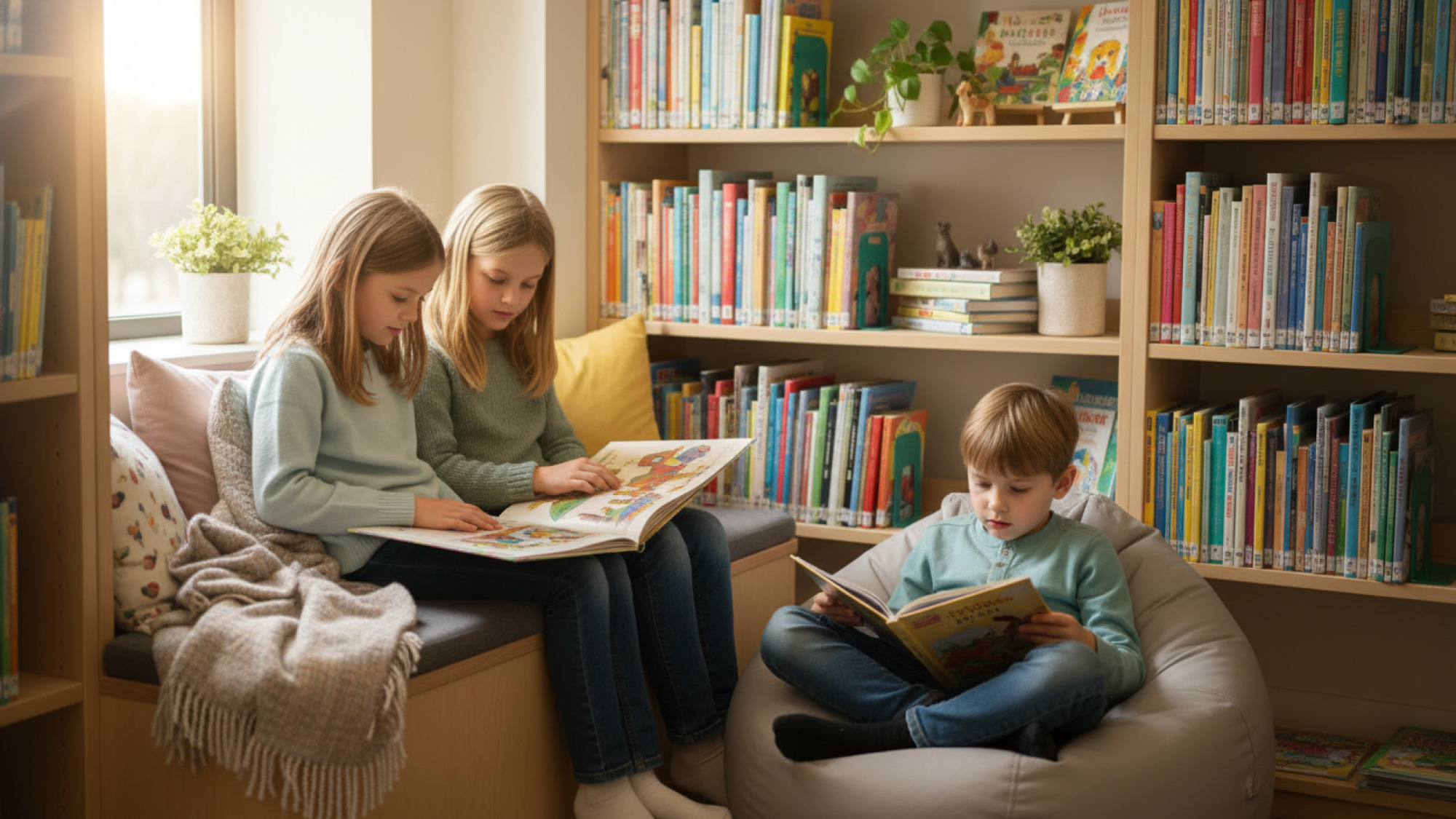 Mit der Klasse in die Bibliothek Bern: ruhig lernen in Klasse 3