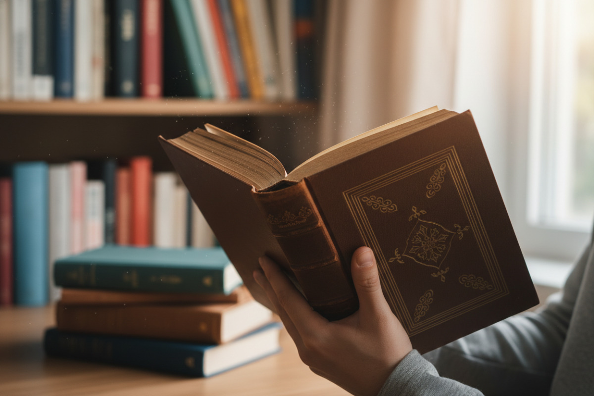 Abb. Ein passendes Buch finden ist oft der wichtigste Schritt zur Lesefreude.