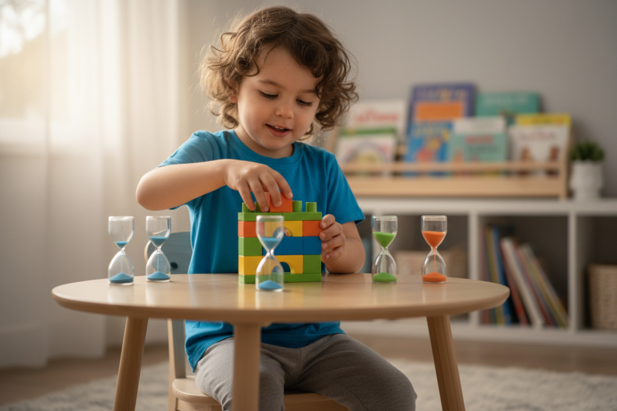 Abb. Kurze Zeitfenster helfen Kindern, dranzubleiben, ohne sich verloren zu fühlen.