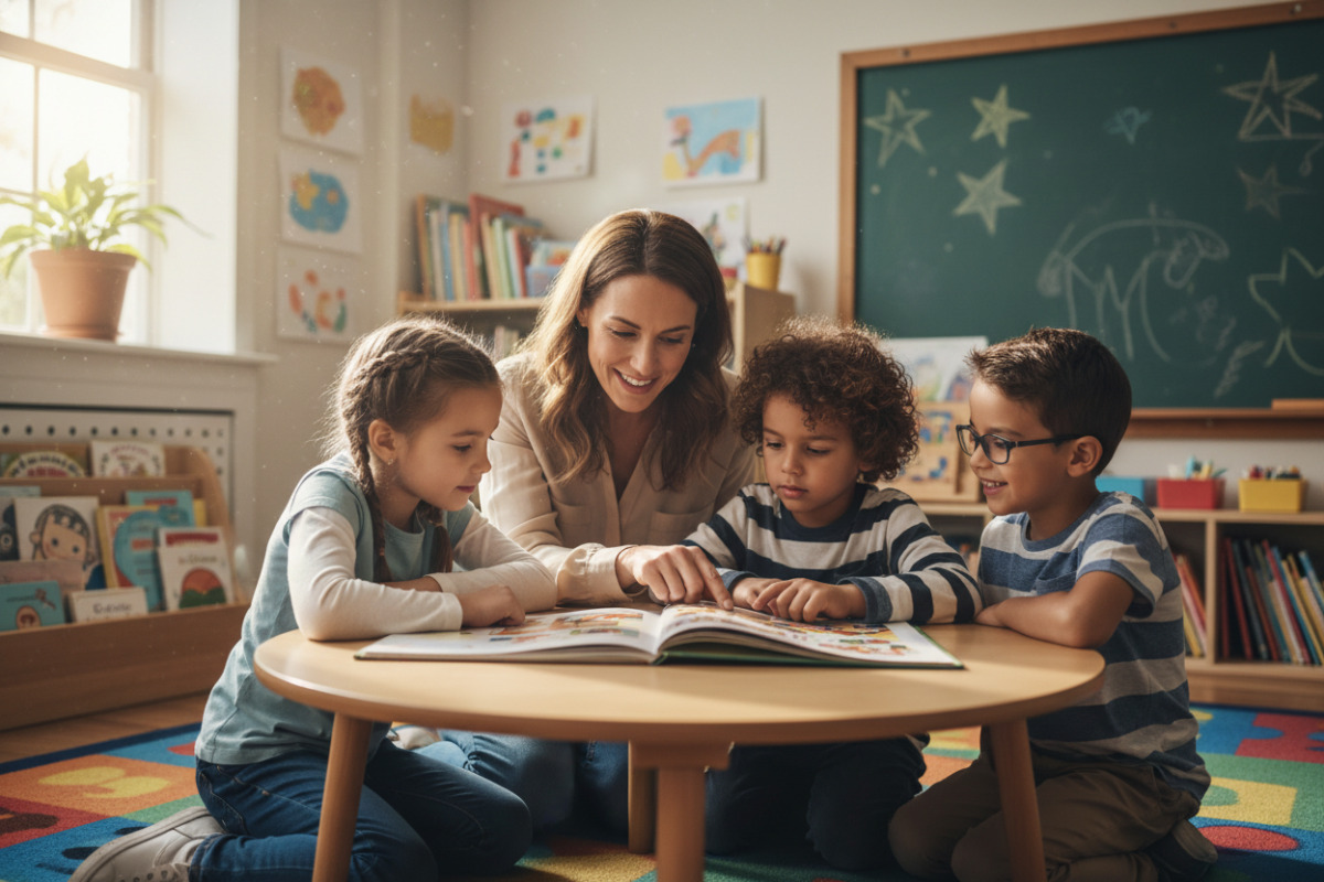 Abb. Erst Verbindung, dann Aufgabe Nähe hilft Kindern, wieder ins Lernen zu finden.