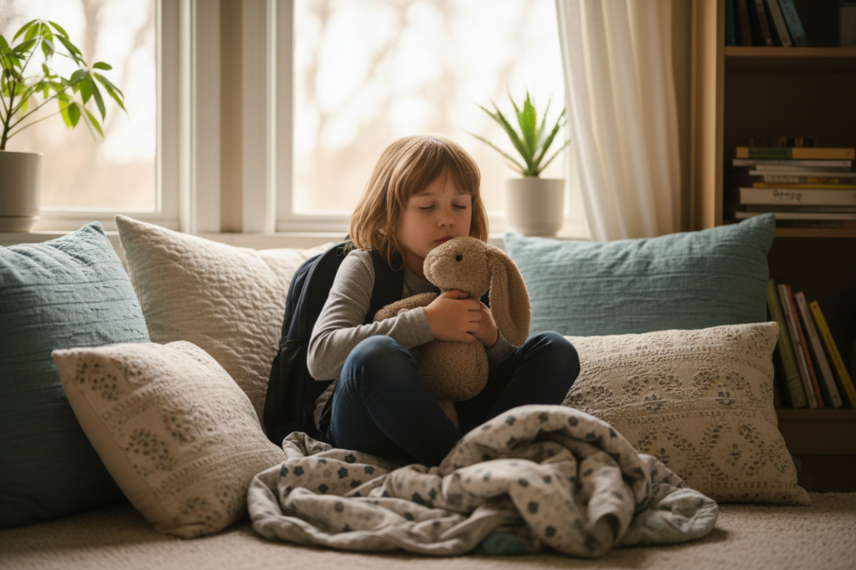 Alltagsszenen, in denen kurze Rituale Kindern Sicherheit geben Ankommen, Lesen, verstehen, Mathe erklären und