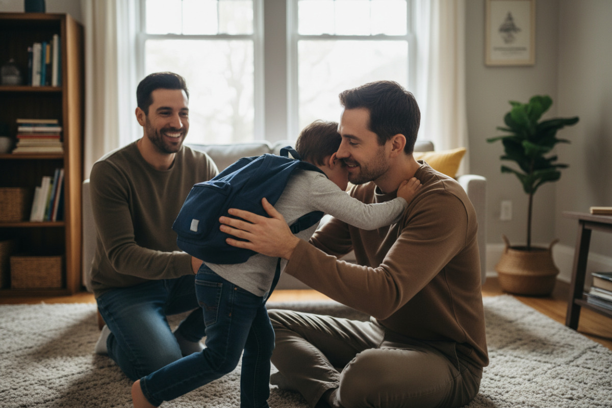 Alltagsszenen, in denen kurze Rituale Kindern Sicherheit geben Ankommen, Lesen, verstehen, Mathe erklären und