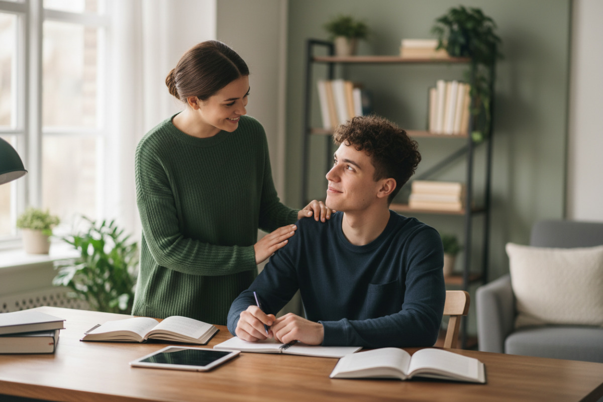 Abb. Ein kurzer Kontaktmoment vor dem Lernen kann mehr bringen als lange Diskussion.