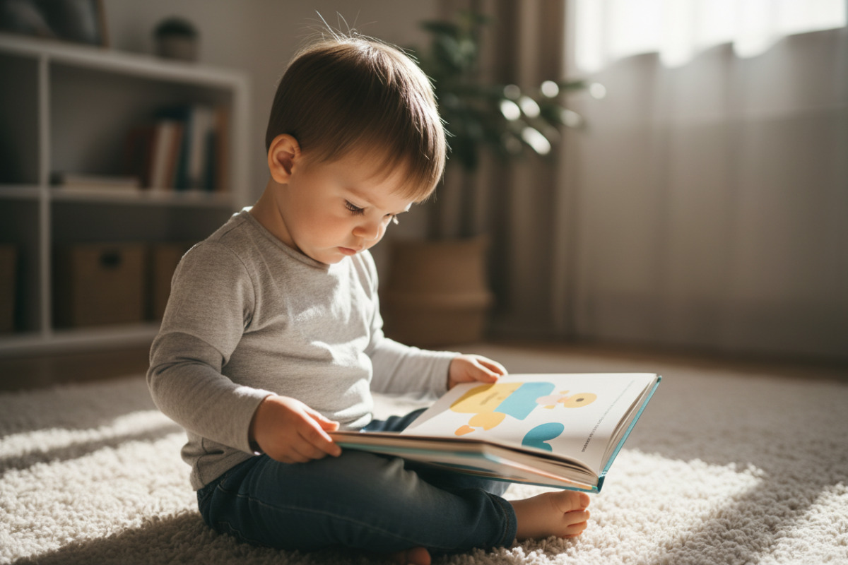 Abb. Lesen darf klein anfangen wenige Zeilen, dafür regelmäßig.