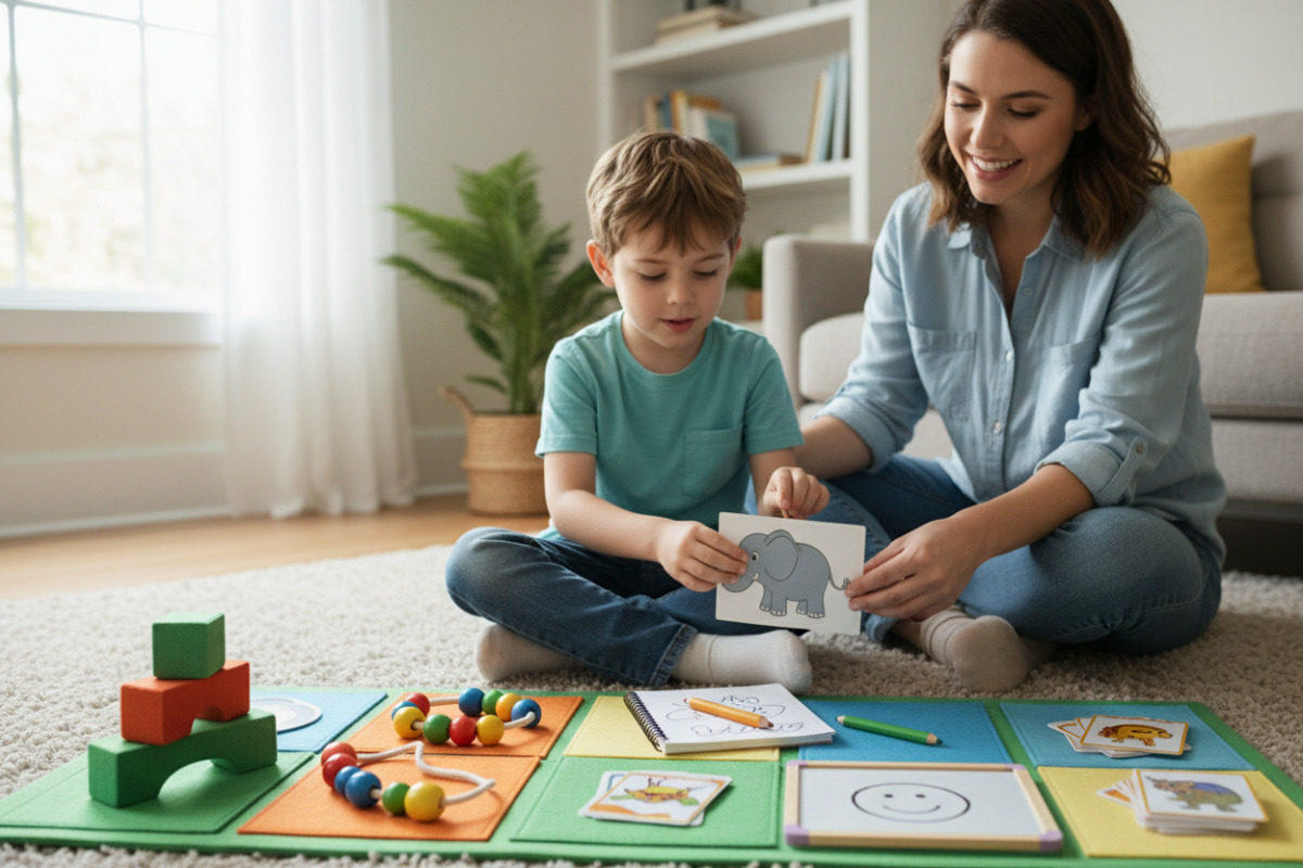 , die zeigen, wie Lernen zu Hause in kleinen, machbaren Schritten gelingen kann.