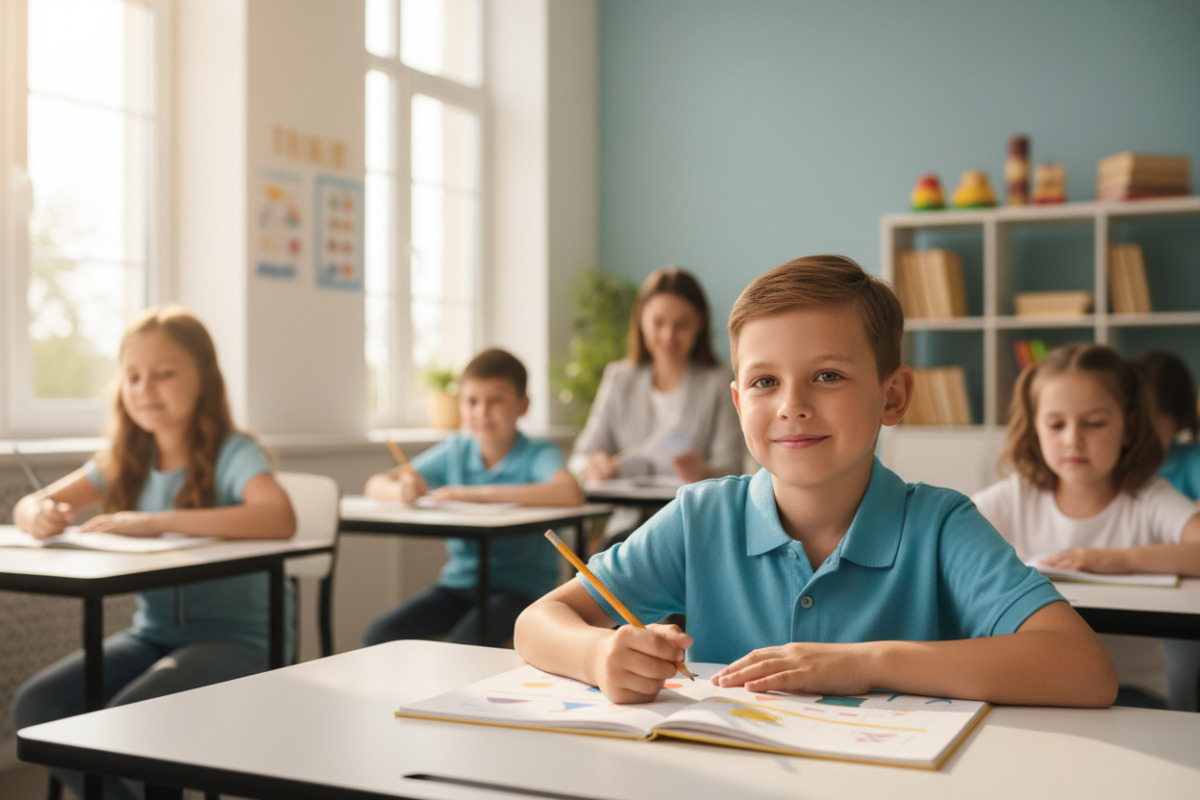 Abb. Ein fester, entspannter Start hilft vielen Erstklässlern beim Dranbleiben.