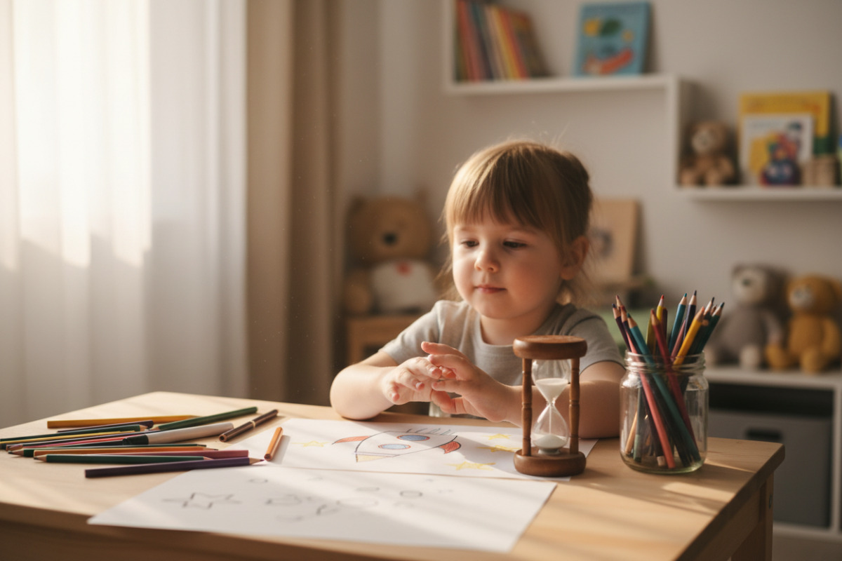 Abb. Wenn ein Kind weiß, wann Schluss ist, fällt das Beginnen leichter.
