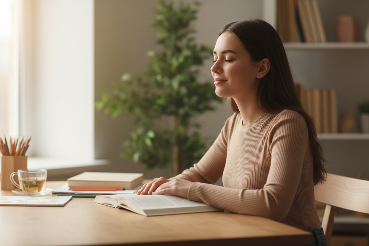 Abb. Stress rausnehmen ist oft der schnellste Weg zurück ins Lernen.
