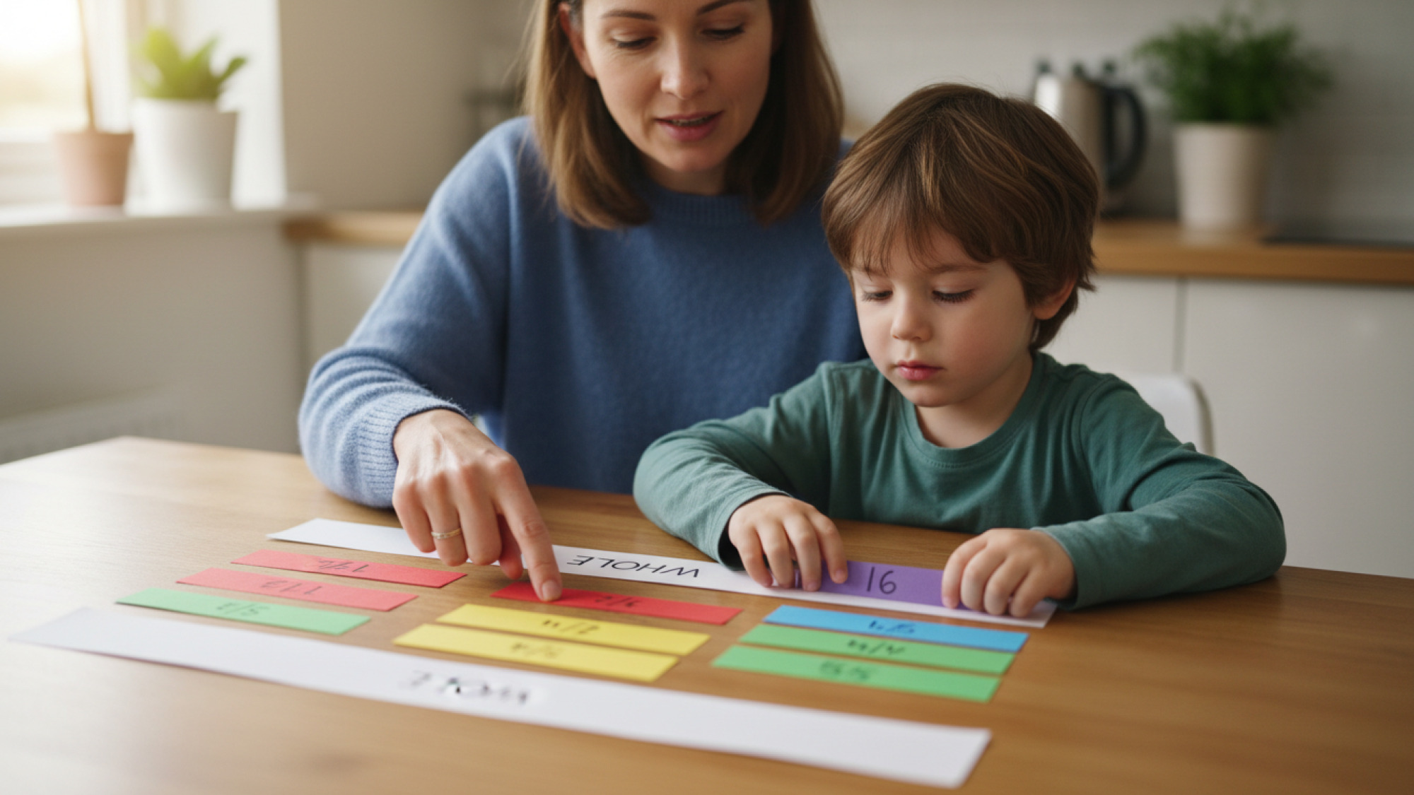 Die Hälfte von einem Drittel kindgerecht erklären