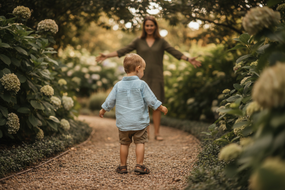 Abb. Nähe hilft, aber Kinder brauchen auch ihr eigenes Tempo.