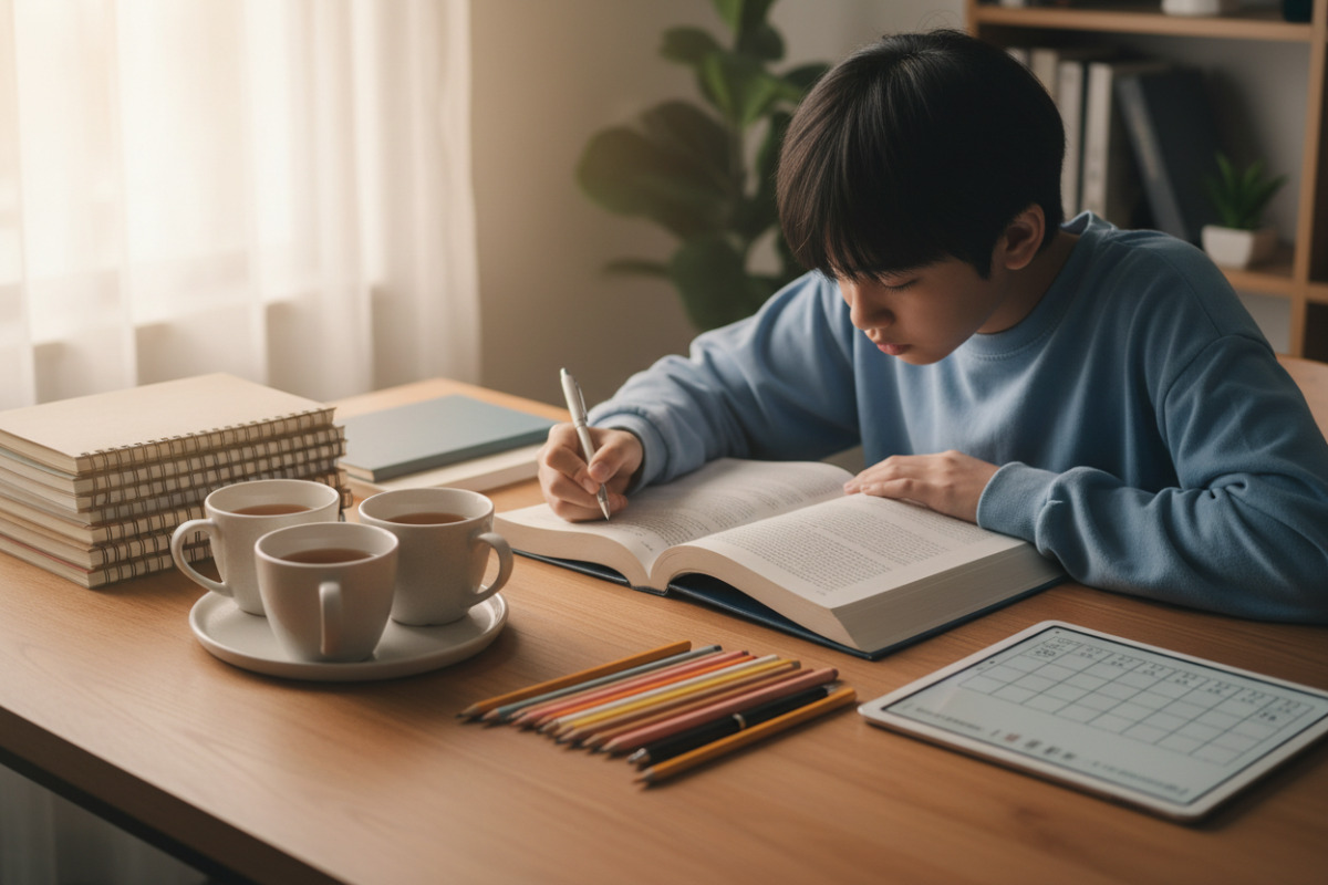 Abb. Wiederkehrende Abläufe sparen Energie für das eigentliche Lernen.