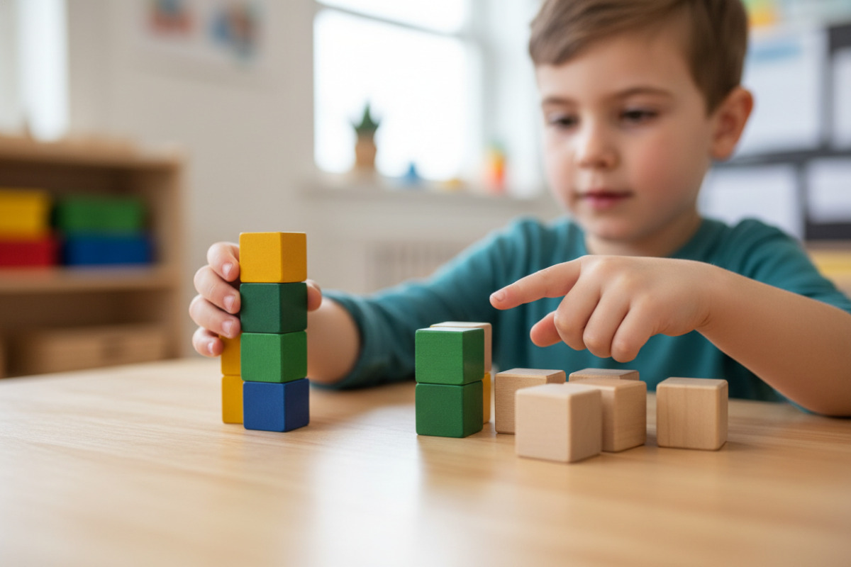 Abb. Stellenwert begreifen Zehner und lassen greifbar werden.