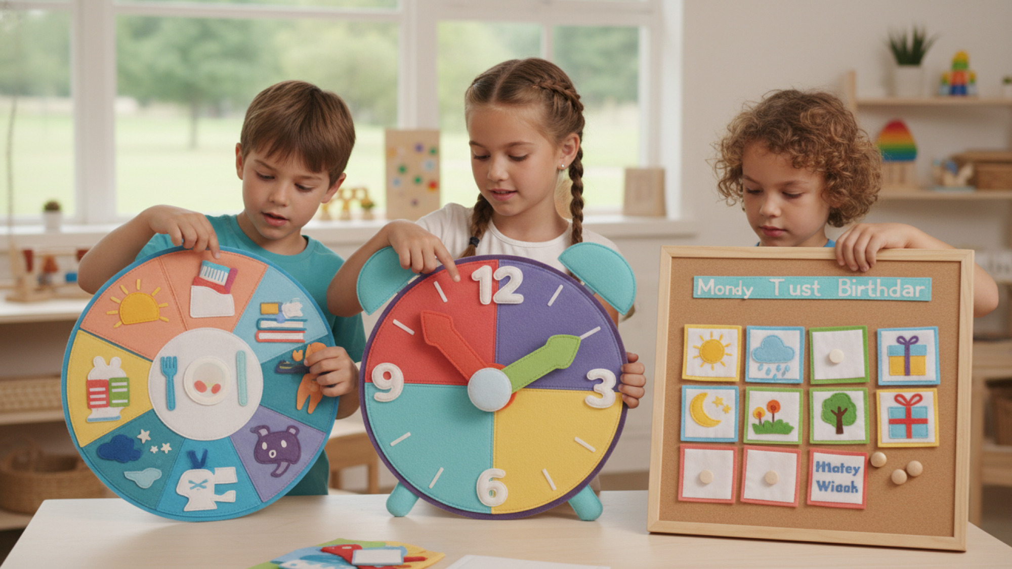 Zeit lernen in der Grundschule: Uhr, Tage und Jahr