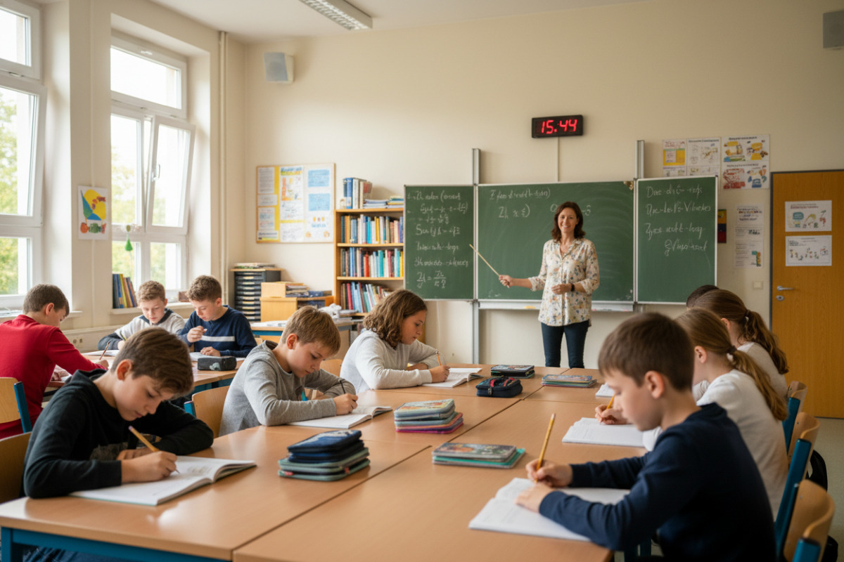 Abb. Niedersachsen hat wieder stärker auf mehr Lernzeit gesetzt.