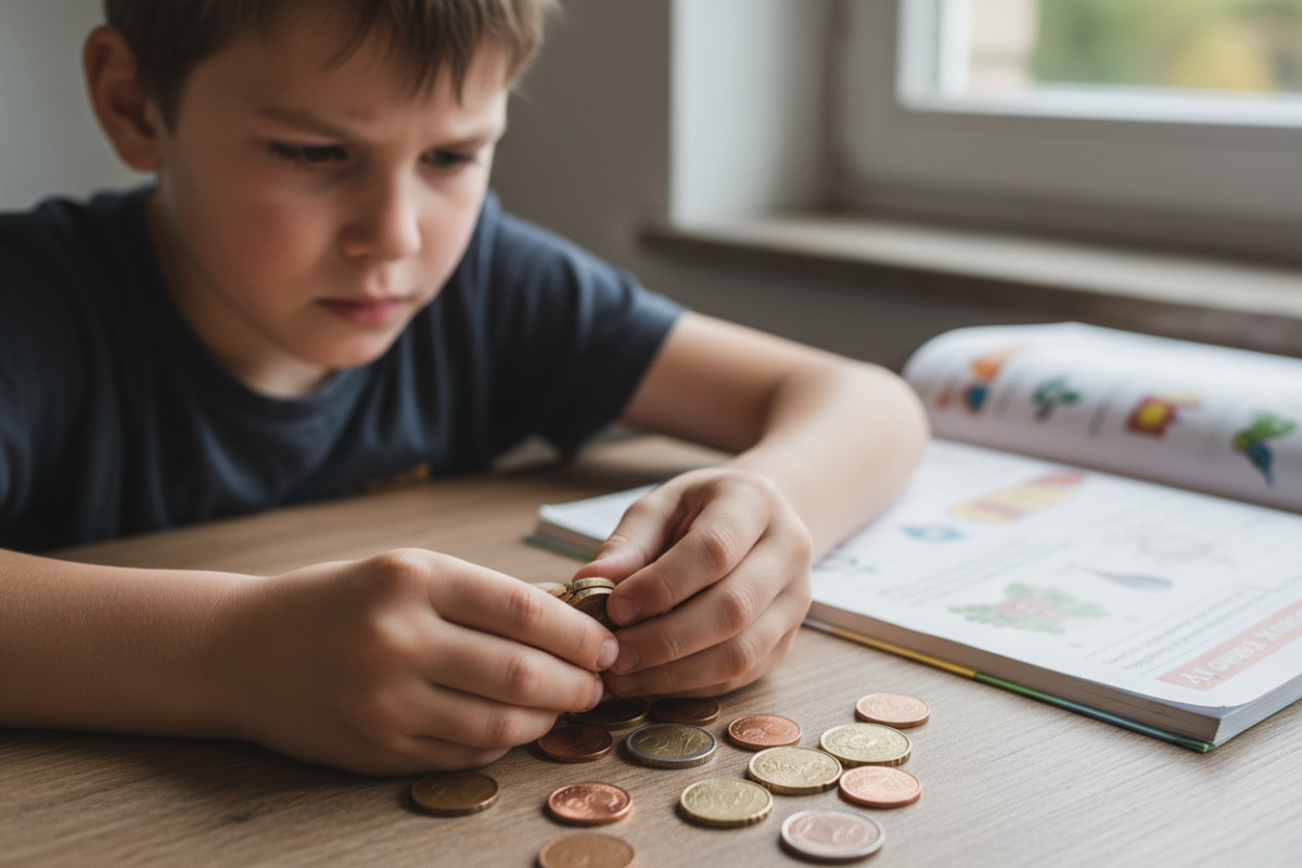 Abb. Der Wechsel zwischen Cent und Euro ist für Kinder der Knackpunkt.
