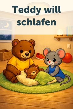 Teddy will schlafen