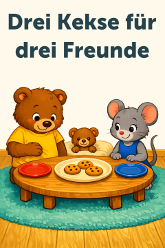 Drei Kekse für drei Freunde