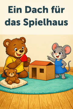 Ein Dach für das Spielhaus