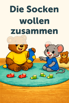 Die Socken wollen zusammen