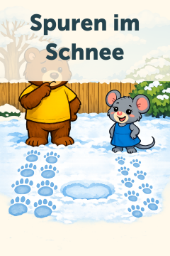 Spuren im Schnee