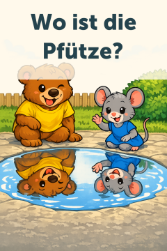 Wo ist die Pfütze?