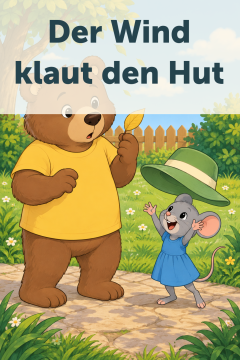 Der Wind klaut den Hut