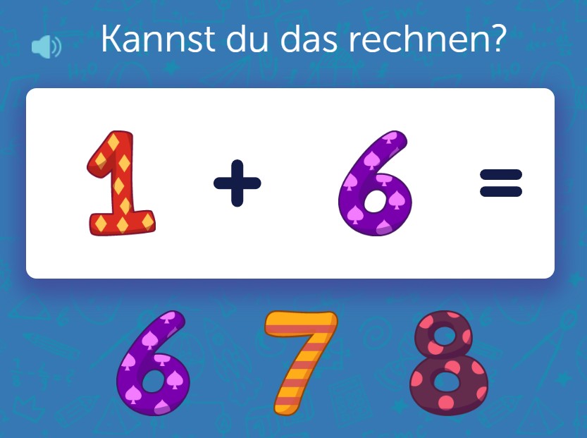 Addieren mit +1 – Erste Rechenaufgabe für Kinder in Klasse 1